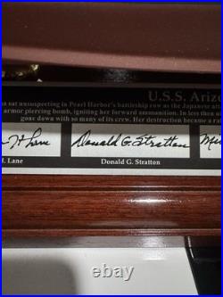 Franklin Mint USS Arizona BB-39 Signature Edition 1350 Model COA Ltd 0409/1177