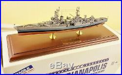 Franklin Mint USS Indianapolis WW2 Model Ship Display Navy Military Battleship