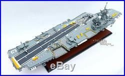 French Aircraft Carrier Charles de Gaulle Handcrafted Model Ship Scale 1/287