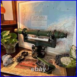 Fuji Deck Marine Binoculars Vintage Tokyo Osaka Ship Watch Scope with Wood Case