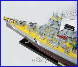German Bismarck Battleship Model 40 Built Wooden Model NEW