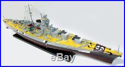 German Bismarck Battleship Model 40 Built Wooden Model NEW