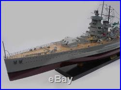 German Cruiser Admiral Graf Spee 40 Handcrafted Wooden Ship Model