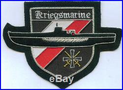 German Kriegsmarine Uboat U Boat Sub Wolf Pack Sea Battle Cross Black War Patch