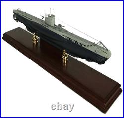 German Navy U-Boat Submarine Wolfpak Raider Desk Display Sub 1/125 WW2 ES Model