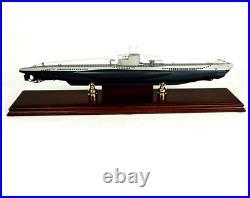 German Navy U-Boat Submarine Wolfpak Raider Desk Display Sub 1/125 WW2 ES Model