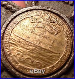 German Submarine U-Boat Deutschland Baltimore 1916 Photo CAST IRON Cross Medal
