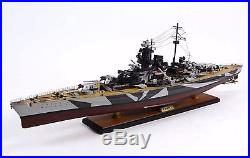 German Tirpitz Bismarck-class Battleship Camouflage 40 Wood Model Warship