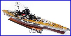 German Tirpitz Bismarck-class Battleship Model 40 Handcrafted Wooden Model