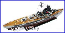 German Tirpitz Bismarck-class Battleship Model 40 Handcrafted Wooden Model