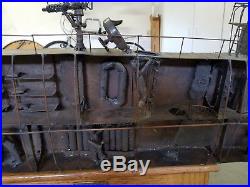 German U-Boat Submarine Metal Sculpture