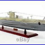 German WWII Famous U-Boat Submarine 39 Wood Model Ship Maritime Nautical Decor