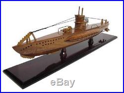 German Wolf Pack WWII U-Boat U-99 Submarine Otto Kretschmer Wood Wooden Model