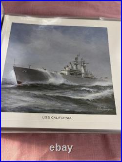 Great Fighting Ships of the 50 States Lundgren Military Marine Boat Prints
