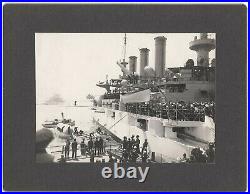 Great White Fleet at San Francisco 1908 9 Mounted Photos USS Minnesota etc