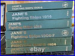Group of 6 JANE'S Fighting ships
