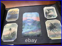 HISTORICAL 1934 USS LEXINGTON BATTLESHIP Augusta LEATHER LOG BOOK PHOTO ALBUM