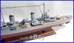 HMAS Sydney II Cruiser Battleship Model 39 Handcrafted Wooden Warship Model