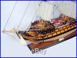 HMS AGAMEMNON Tall Ship Model 36 Handcrafted Wooden Ship Model NEW