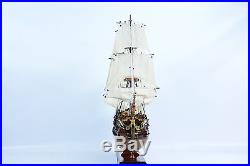 HMS BELLONA 74-gun Royal Navy Tall Ship 38 Handcrafted Wooden Ship Model