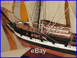 HMS Beagle Ship Model 37 by master craftsmen-Handmade Wooden Tall Ship Model