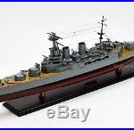 HMS Hood Admiral-Class Battlecruiser Handmade Wooden Ship Model 39