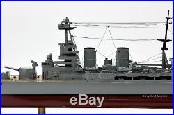 HMS Hood Admiral-Class Battlecruiser Handmade Wooden Ship Model 39