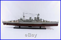 HMS Hood Handcrafted War Ship Display Model 39
