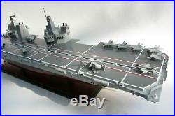 HMS Prince of Wales Aircraft Carrier (R09) Model 39 Handcrafted Wooden Model