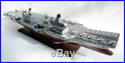 HMS Queen Elizabeth Aircraf Battleship Model 39 Handcrafted Wooden Model NEW