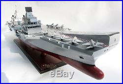 HMS Queen Elizabeth Aircraft Carrier (R08) Handcrafted Ship Model Display Ready