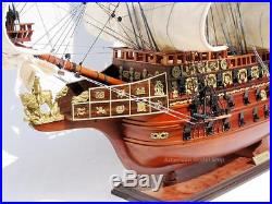 HMS Sovereign of the Seas 1637 Tall Ship Wooden Model 38- Handmade Wooden Model