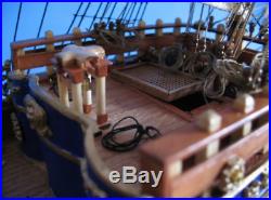HMS Sovereign of the Seas 1637 Tall Ship Wooden Model 39 Sailboat LARGE Limited