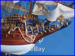 HMS Sovereign of the Seas 1637 Tall Ship Wooden Model 39 Sailboat LARGE Limited