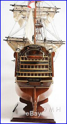 HMS VICTORY TALL SHIP 37 Wood Model Admiral Nelson's Flagship Collectable Decor