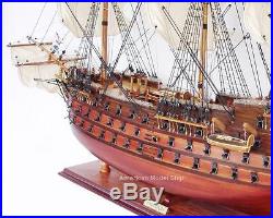 HMS Victory Admiral Nelson's Copper Bottom Tall Ship 38 Handmade Wooden Model