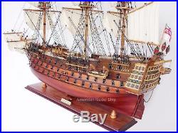 HMS Victory Admiral Nelson's Tall Ship 27 Handcrafted Wooden Ship Model NEW