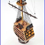 HMS Victory Cross Section Wooden Tall Ship Model 35 Lord Nelson