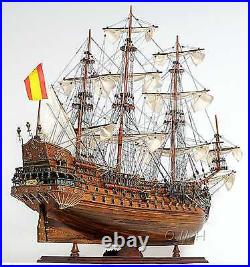 Hand Made Wooden Ship Model San Filipe Exclusive Edition Fully Assembled