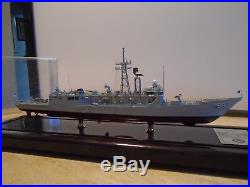 Handbuilt Model of the USS Kauffman a Guided Missle Frigate by Maritime Replicas