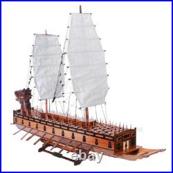 Handcrafted Korean Turtle Ship Legendary Geobukseon Wooden Warship Model