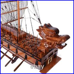 Handcrafted Korean Turtle Ship Legendary Geobukseon Wooden Warship Model