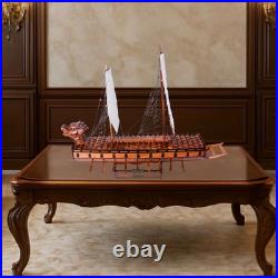 Handcrafted Korean Turtle Ship Legendary Geobukseon Wooden Warship Model