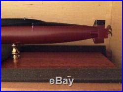 Handcrafted USS Ohio Submarine Wood Ship Model 1240 Scale 27 long