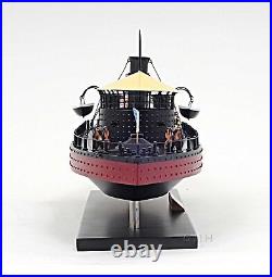 Handmade Ship Model USS Monitor Fully Assembled