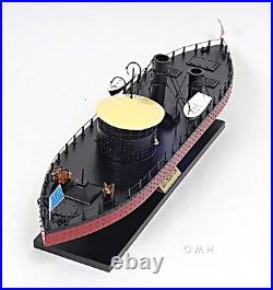 Handmade Ship Model USS Monitor Fully Assembled