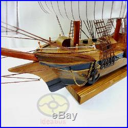 Handmade WOOD MODEL (23.6 length)Sailing Boat Tall Ship Sailer Nautical decor
