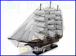 Handmade WOOD MODEL (24.4Length) Sailing Boat Tall Ship Sailer Nautical decor