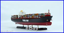 Hapag-Lloyd Container Ship 28 Handmade Wooden Model Ship NEW