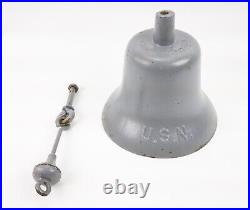 Harvard Lock Company U. S. N. Bell, Antique WWII Era Quarterdeck Bell